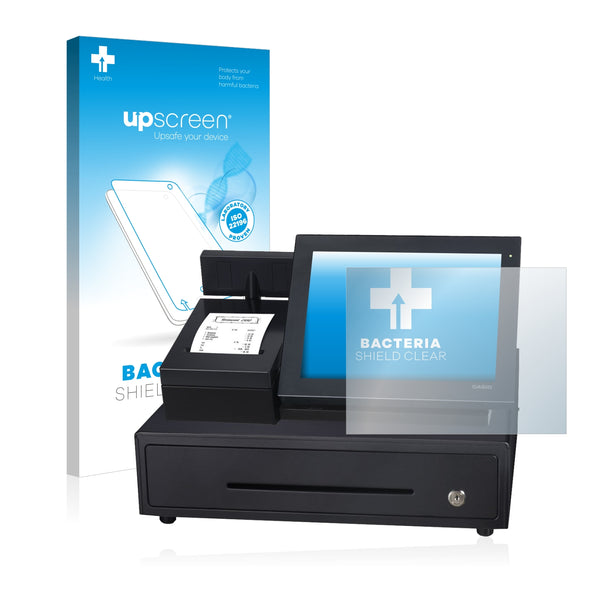 upscreen Bacteria Shield Clear Premium Antibacterial Screen Protector for Casio V-R200 KC