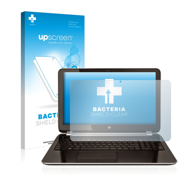 upscreen Bacteria Shield Clear Premium Antibacterial Screen Protector for HP Pavilion 15-n234eg