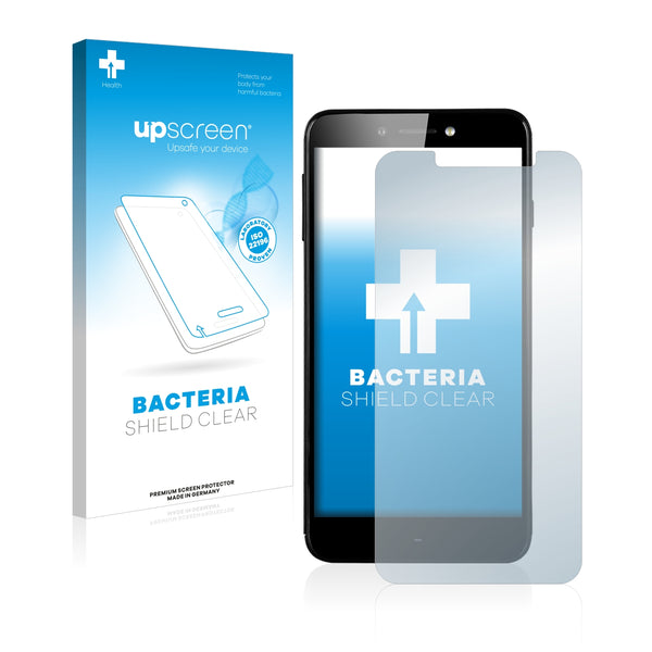 upscreen Bacteria Shield Clear Premium Antibacterial Screen Protector for Prestigio Grace Z5 PSP5530 Duo