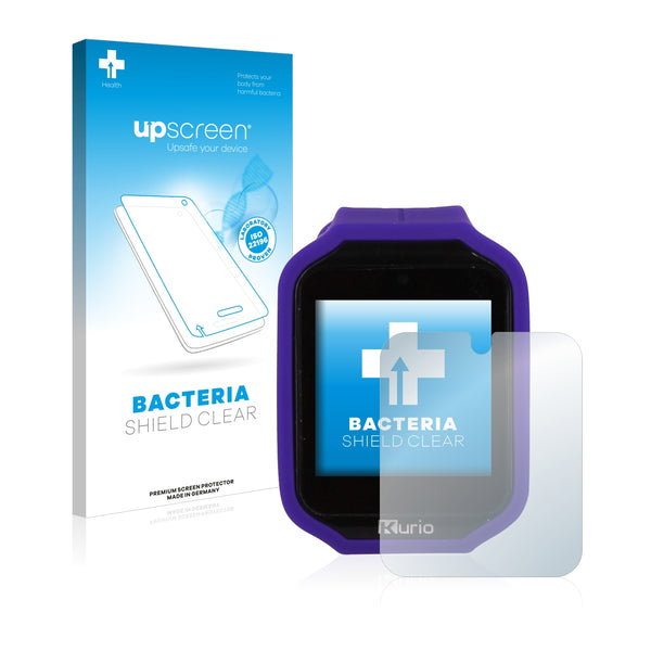 upscreen Bacteria Shield Clear Premium Antibacterial Screen Protector for Kurio Watch 2.0
