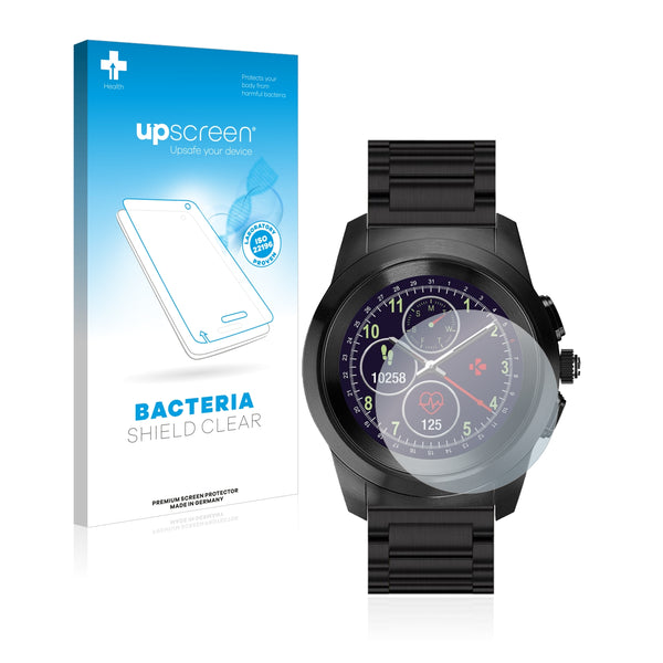 upscreen Bacteria Shield Clear Premium Antibacterial Screen Protector for MyKronoz ZeTime Elite Regular (44 mm)