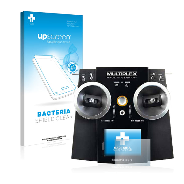 upscreen Bacteria Shield Clear Premium Antibacterial Screen Protector for Multiplex Cockpit SX9