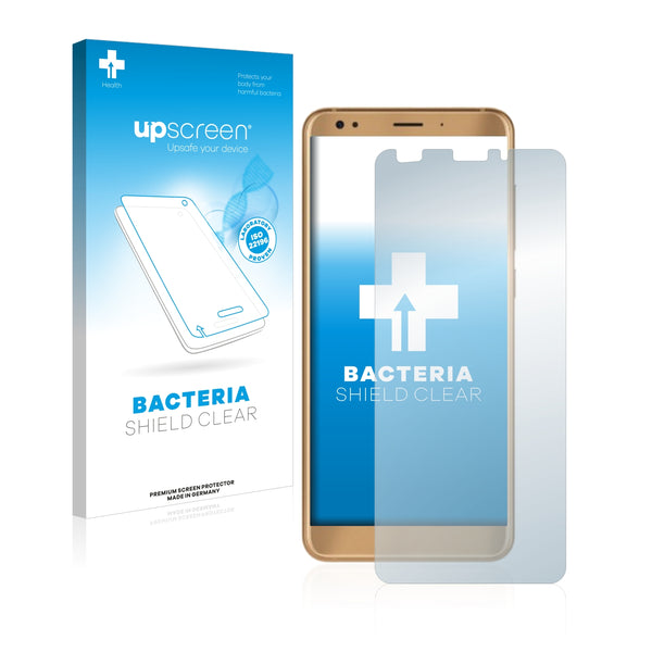 upscreen Bacteria Shield Clear Premium Antibacterial Screen Protector for ZTE Blade V9 Vita