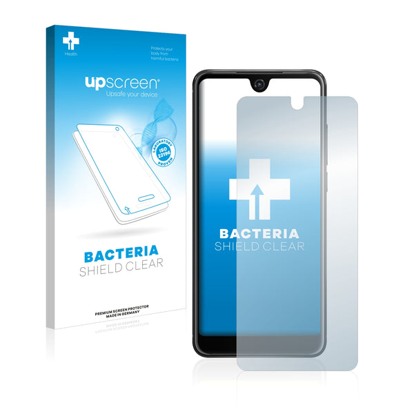 upscreen Bacteria Shield Clear Premium Antibacterial Screen Protector for Wiko View 2