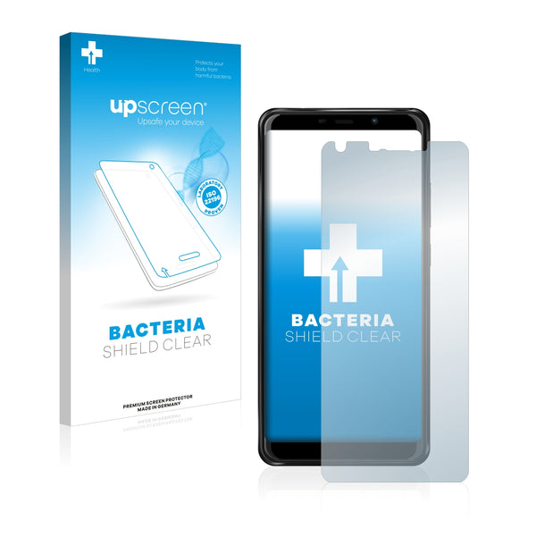 upscreen Bacteria Shield Clear Premium Antibacterial Screen Protector for Wiko View Max