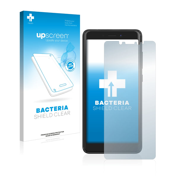 upscreen Bacteria Shield Clear Premium Antibacterial Screen Protector for Wiko Tommy 3