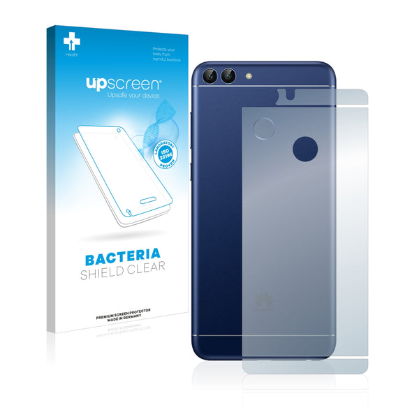 upscreen Bacteria Shield Clear Premium Antibacterial Screen Protector for Huawei P smart 2018 (Back, 2018)