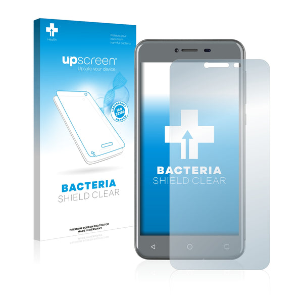 upscreen Bacteria Shield Clear Premium Antibacterial Screen Protector for Medion E5008 (MD 61038)