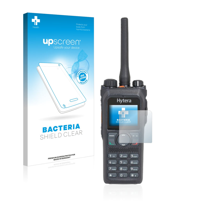 upscreen Bacteria Shield Clear Premium Antibacterial Screen Protector for Hytera PD985