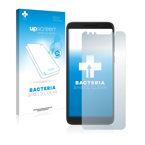 upscreen Bacteria Shield Clear Premium Antibacterial Screen Protector for Alcatel 3 2018