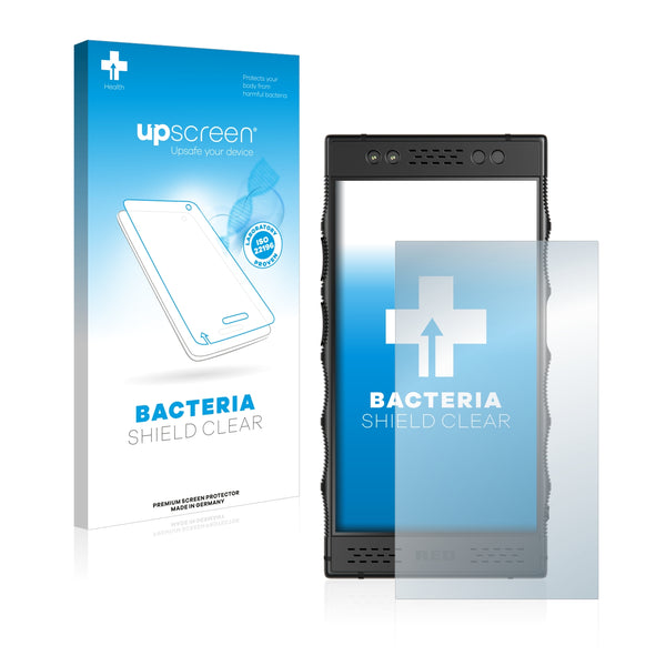 upscreen Bacteria Shield Clear Premium Antibacterial Screen Protector for Red Hydrogen One