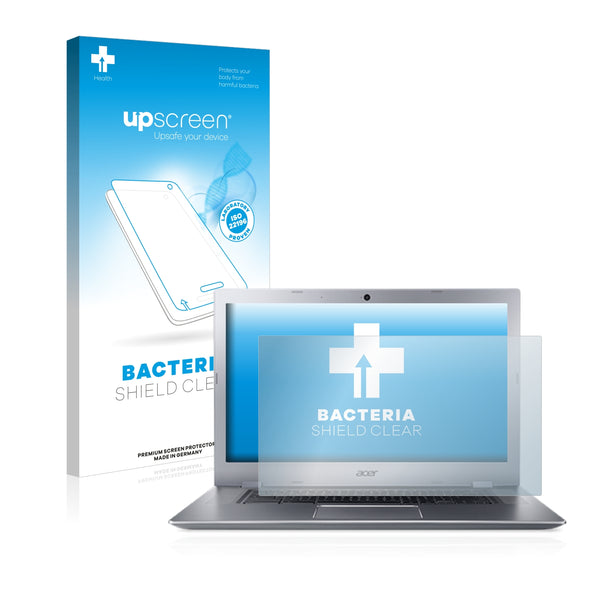 upscreen Bacteria Shield Clear Premium Antibacterial Screen Protector for Acer Chromebook CB315 15 inch
