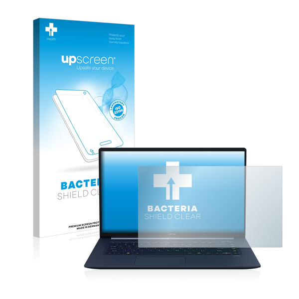 upscreen Bacteria Shield Clear Premium Antibacterial Screen Protector for Acer Swift 5 15.6 2018
