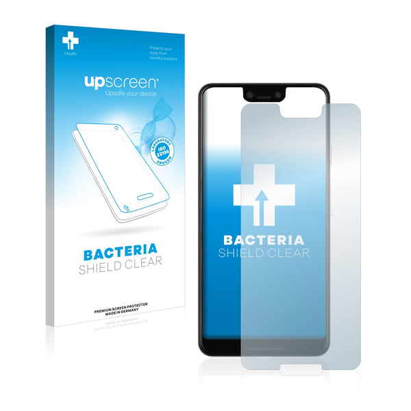 upscreen Bacteria Shield Clear Premium Antibacterial Screen Protector for Google Pixel 3 XL