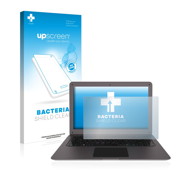 upscreen Bacteria Shield Clear Premium Antibacterial Screen Protector for TrekStor Surfbook W2