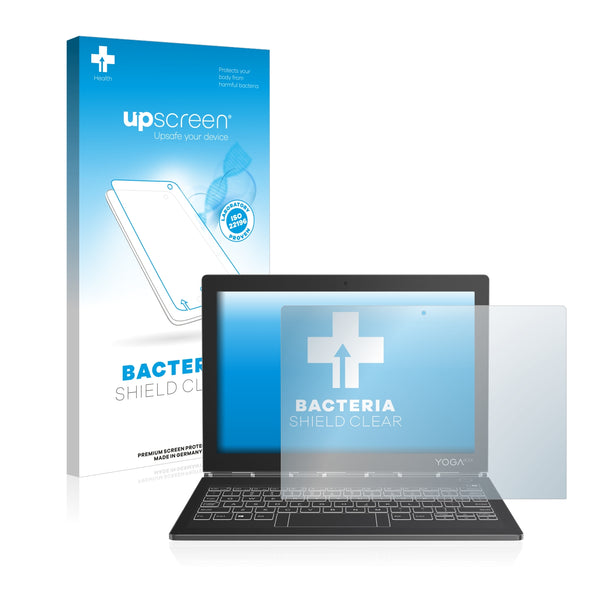 upscreen Bacteria Shield Clear Premium Antibacterial Screen Protector for Lenovo Yoga Book C930 10.8