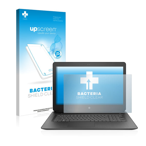 upscreen Bacteria Shield Clear Premium Antibacterial Screen Protector for HP Pavilion 17-ab319ng