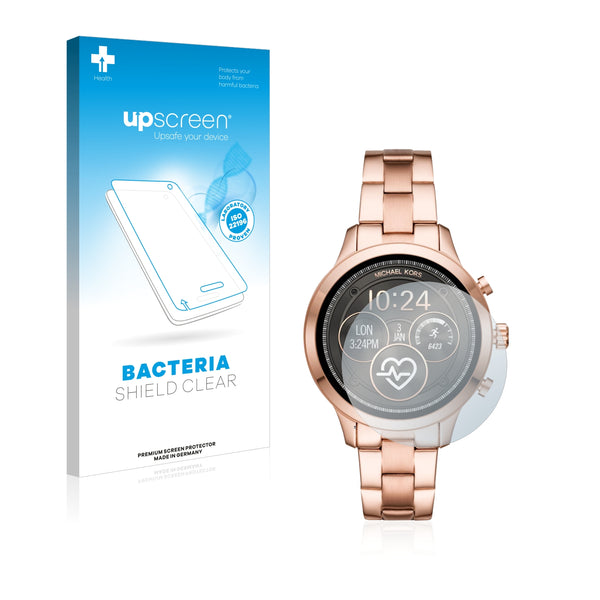 upscreen Bacteria Shield Clear Premium Antibacterial Screen Protector for Michael Kors Access Runway (41 mm)
