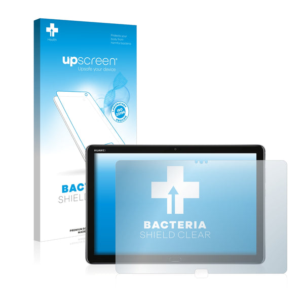 upscreen Bacteria Shield Clear Premium Antibacterial Screen Protector for Huawei MediaPad M5 Lite 10.1