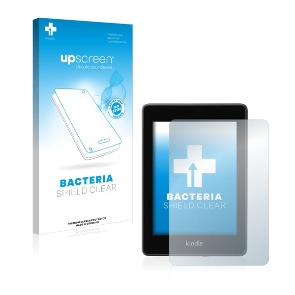upscreen Bacteria Shield Clear Premium Antibacterial Screen Protector for Amazon Kindle Paperwhite 2018 (10th generation)