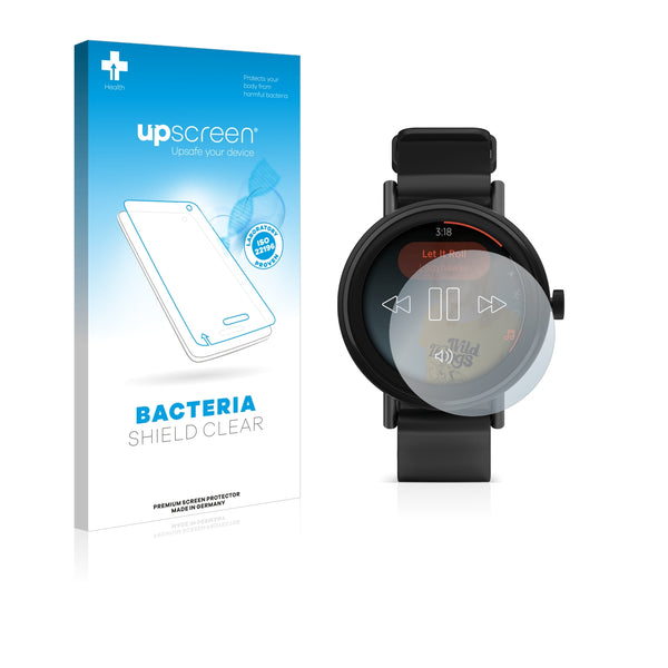 upscreen Bacteria Shield Clear Premium Antibacterial Screen Protector for Misfit Vapor 2 (41 mm)