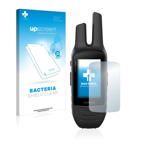 upscreen Bacteria Shield Clear Premium Antibacterial Screen Protector for Garmin Rino 755t
