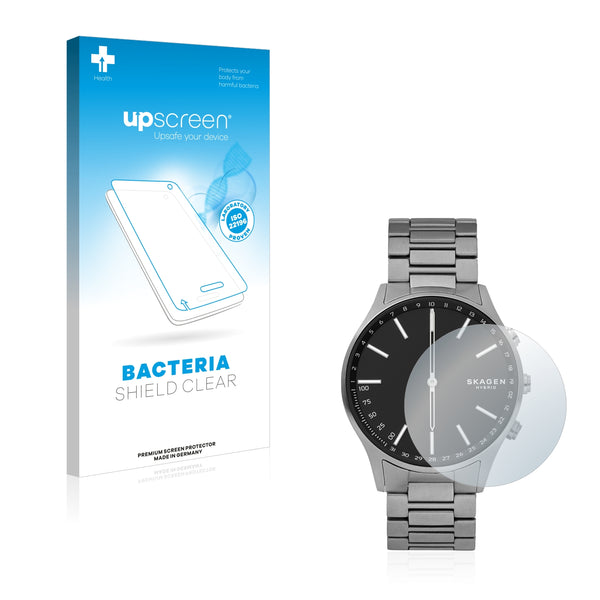 upscreen Bacteria Shield Clear Premium Antibacterial Screen Protector for Skagen Hybrid Smartwatch Holst
