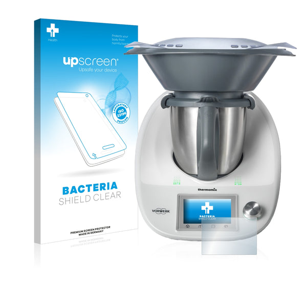 upscreen Bacteria Shield Clear Premium Antibacterial Screen Protector for Vorwerk Bimby TM5