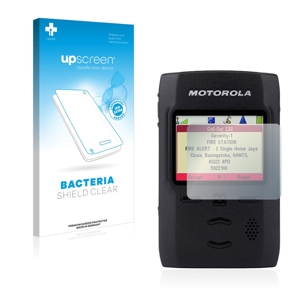 upscreen Bacteria Shield Clear Premium Antibacterial Screen Protector for Motorola TPG2200