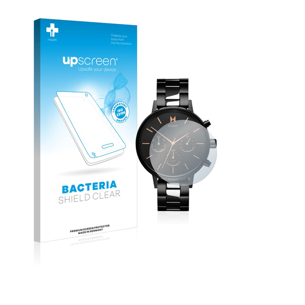upscreen Bacteria Shield Clear Premium Antibacterial Screen Protector for MVMT Nova Chronograph Bracelet