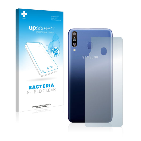 upscreen Bacteria Shield Clear Premium Antibacterial Screen Protector for Samsung Galaxy M30 (Back)