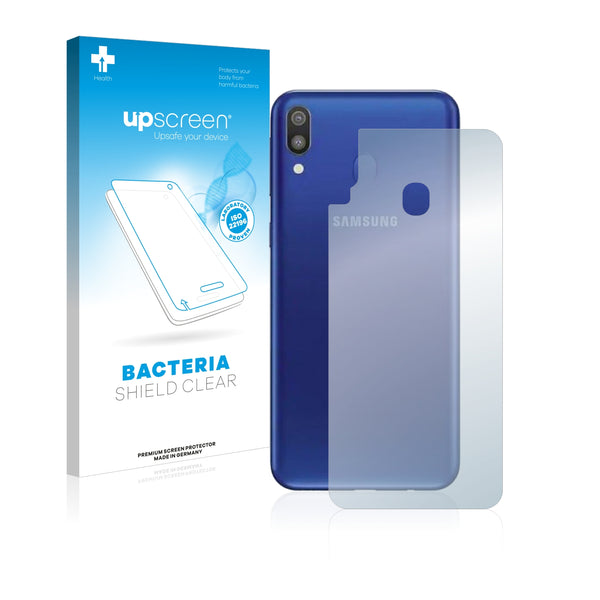 upscreen Bacteria Shield Clear Premium Antibacterial Screen Protector for Samsung Galaxy M20 (Back)