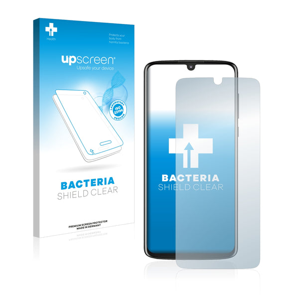 upscreen Bacteria Shield Clear Premium Antibacterial Screen Protector for Motorola Moto Z4