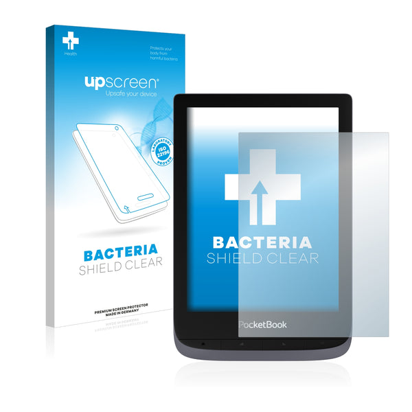 upscreen Bacteria Shield Clear Premium Antibacterial Screen Protector for PocketBook Touch HD 3