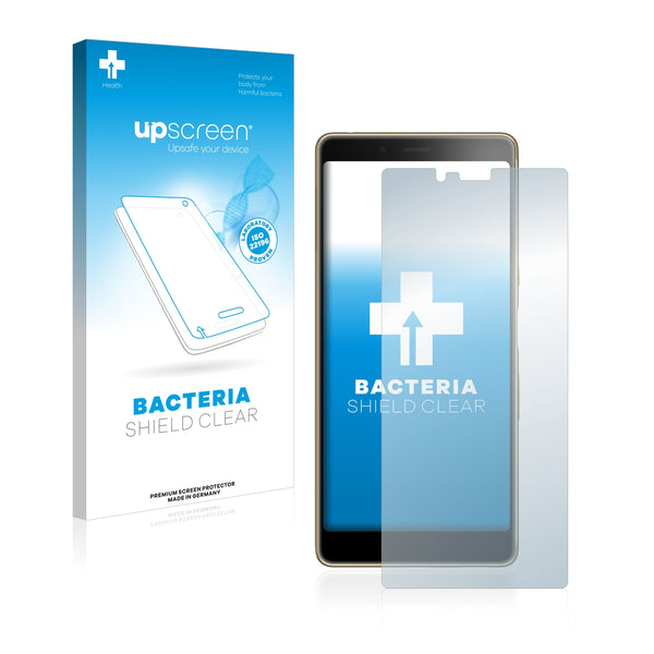upscreen Bacteria Shield Clear Premium Antibacterial Screen Protector for Sony Xperia L3