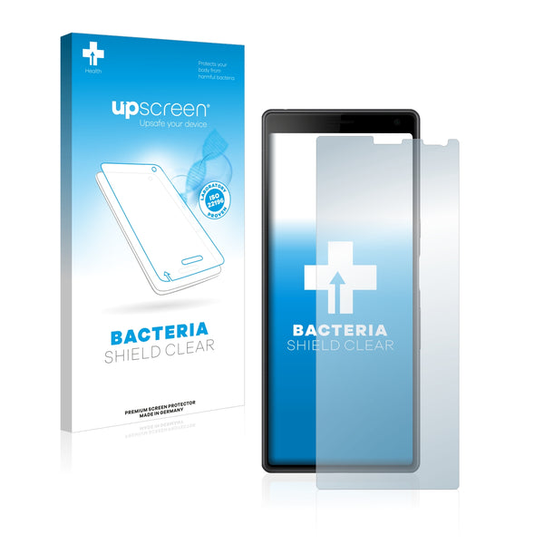 upscreen Bacteria Shield Clear Premium Antibacterial Screen Protector for Sony Xperia 10