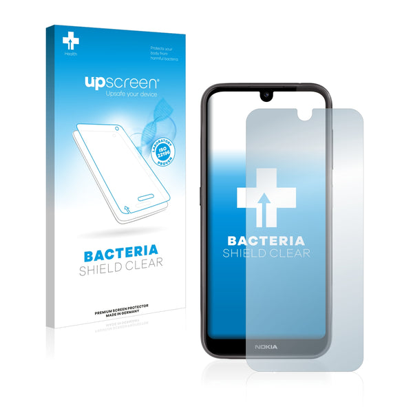 upscreen Bacteria Shield Clear Premium Antibacterial Screen Protector for Nokia 4.2