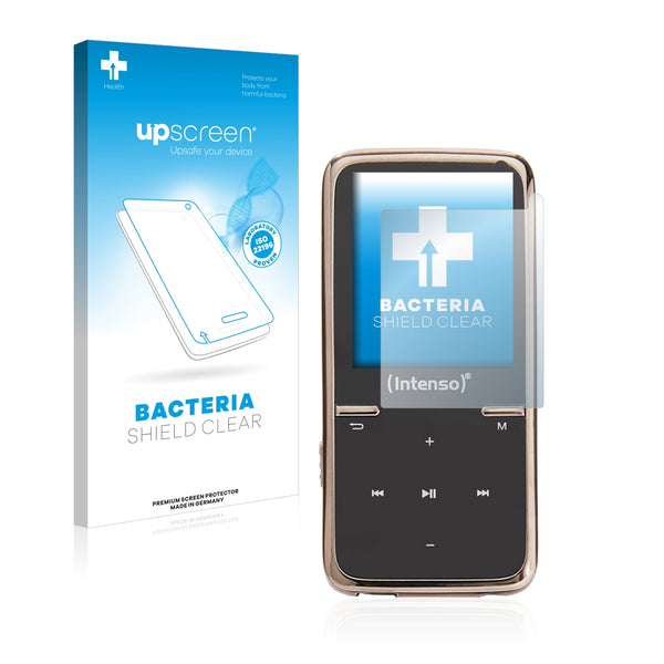 upscreen Bacteria Shield Clear Premium Antibacterial Screen Protector for Intenso Video Scooter