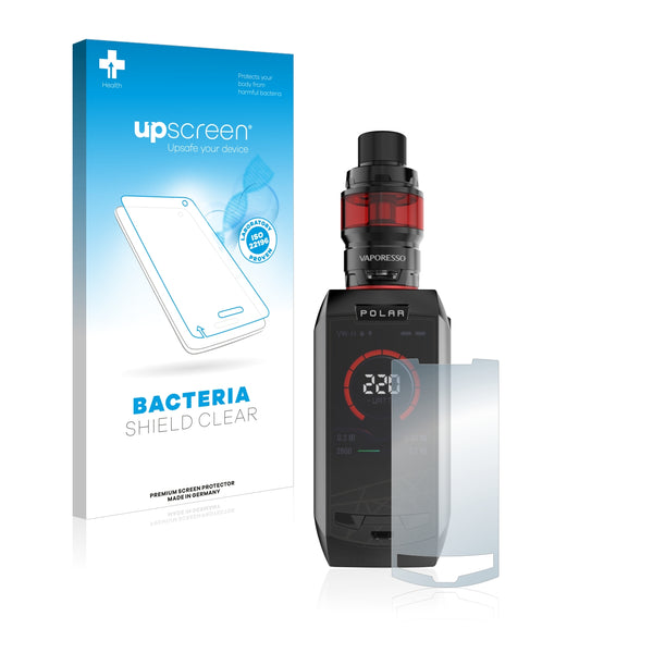 upscreen Bacteria Shield Clear Premium Antibacterial Screen Protector for Vaporesso Polar