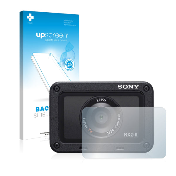 upscreen Bacteria Shield Clear Premium Antibacterial Screen Protector for Sony DSC-RX0M2 (RX0 II) (Lens)