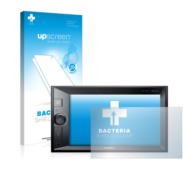 upscreen Bacteria Shield Clear Premium Antibacterial Screen Protector for Sony XAV-V631BT