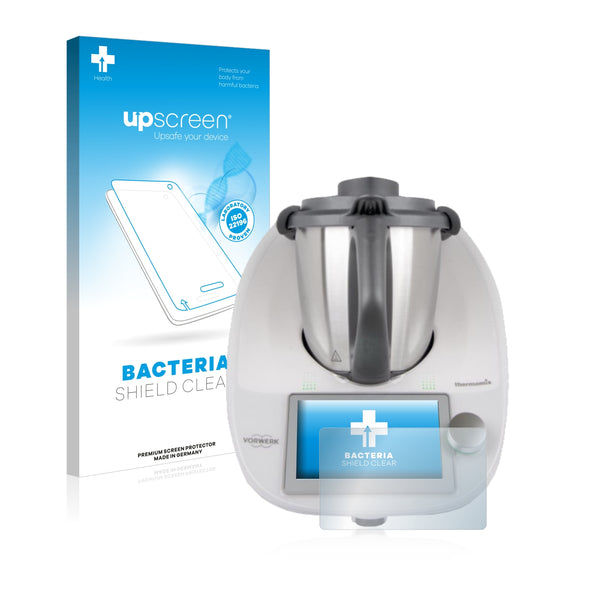 upscreen Bacteria Shield Clear Premium Antibacterial Screen Protector for Vorwerk Bimby TM6