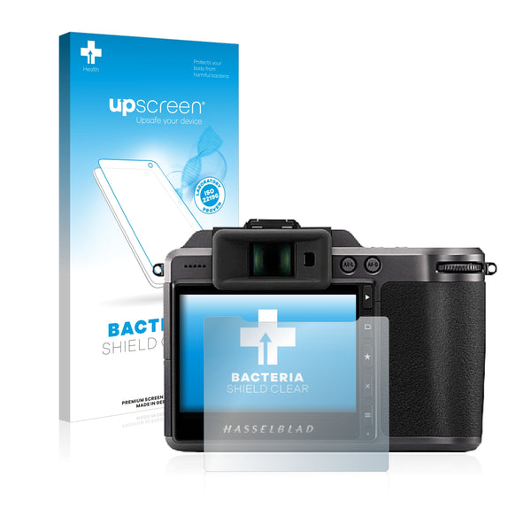 upscreen Bacteria Shield Clear Premium Antibacterial Screen Protector for Hasselblad X1D II 50C