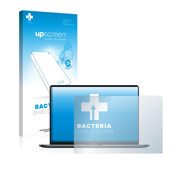 upscreen Bacteria Shield Clear Premium Antibacterial Screen Protector for Apple MacBook Pro 13 2019