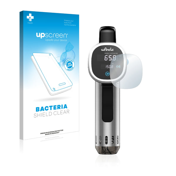 upscreen Bacteria Shield Clear Premium Antibacterial Screen Protector for Wancle Sous Vide P00252