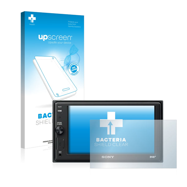 upscreen Bacteria Shield Clear Premium Antibacterial Screen Protector for Sony XAV-AX1005DB
