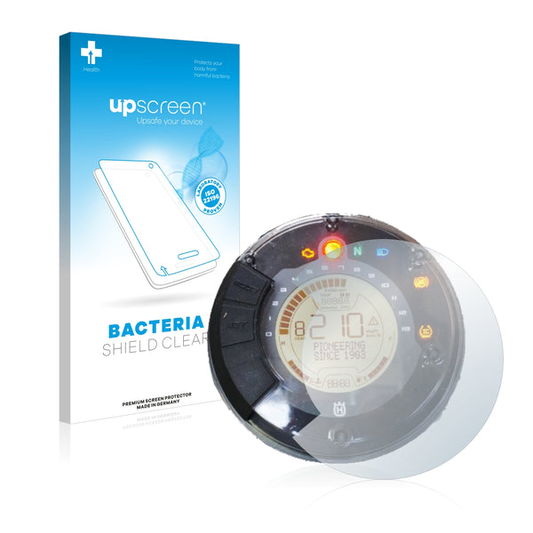 upscreen Bacteria Shield Clear Premium Antibacterial Screen Protector for Husqvarna Vitpilen 701