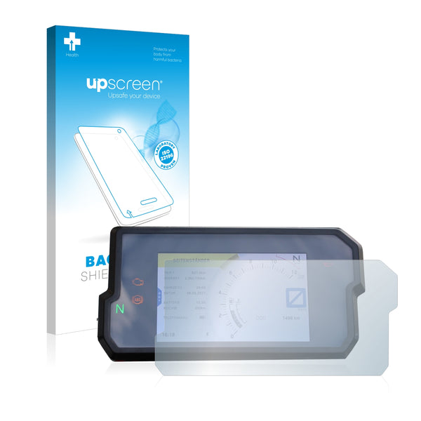 upscreen Bacteria Shield Clear Premium Antibacterial Screen Protector for KTM 790 Adventure 2019