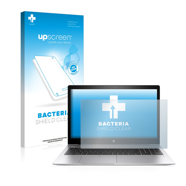 upscreen Bacteria Shield Clear Premium Antibacterial Screen Protector for HP EliteBook 850 G5 Non-Touch