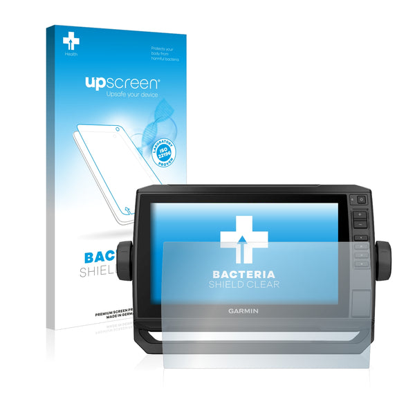 upscreen Bacteria Shield Clear Premium Antibacterial Screen Protector for Garmin echoMAP UHD 92sv